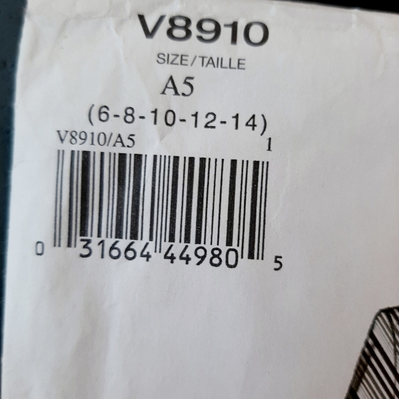 NOS VOGUE PATTERN V8910 JACKET PATTERN - Picture 4 of 8